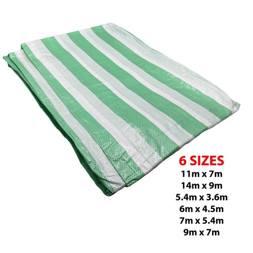 Striped tarpaulin heavy - striped, duty