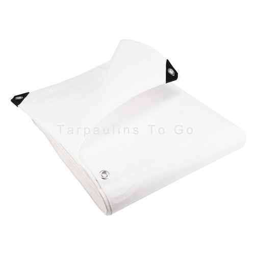 White heavy duty - heavy, tarpaulin