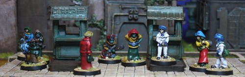 One off sci - market, stalls