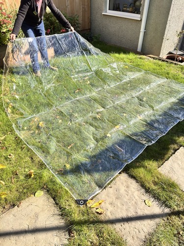 Clear plastic covering sheet - plastic,