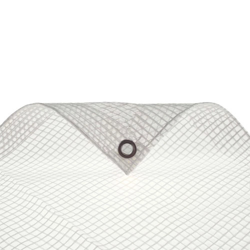 Clear mesh mono tarpaulin - mesh,