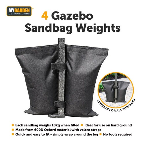 Gazebo sand bag weights leg - gazebo,