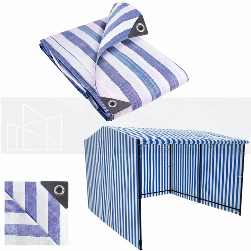 Blue white 170gsm striped - blue/white,