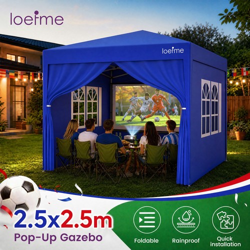 Gazebo 5x2 pop up - 2.5x2.5m,