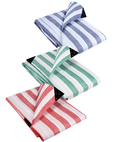 Striped tarpaulin waterproof - striped,