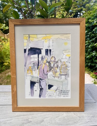 Original ink and watercolour - and,